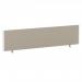 ImpulseEvolve Plus Bench Screen 1800 White Frame Bespoke Quest Salt Fabric LEB456