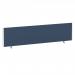 ImpulseEvolve Plus Bench Screen 1800 White Frame Bespoke Quest Whelk Fabric LEB459