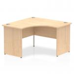 Impulse 1200mm Corner Office Desk Maple Top Panel End Leg MI000450