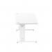 Impulse 1800 x 800mm Straight Office Desk White Top White Cable Managed Leg MI002274