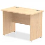 Impulse 1000/600 Rectangle Panel End Leg Desk Maple
