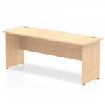 Impulse 1800/600 Rectangle Panel End Leg Desk Maple