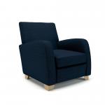 Wynne 81cm Wide Armchair Forward Fabric Light Wood Feet NSS00238