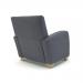 Wynne 81cm Wide Armchair Present Fabric Light Wood Feet NSS00315