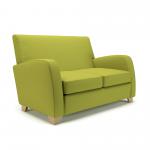 Wynne 132cm Wide Sofa Citron Fabric Light Wood Feet NSS00375