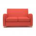 Wynne 132cm Wide Sofa Marmalade Fabric Light Wood Feet NSS00467