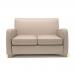 Wynne 132cm Wide Sofa Taupe Faux Leather Light Wood Feet NSS00528