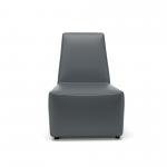 Pella 65cm Wide Chair Atlantic Faux Leather Standard Feet  NSS01153