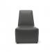 Pella 65cm Wide Chair Flint Faux Leather Standard Feet  NSS01155