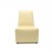 Pella 65cm Wide Chair Cream Faux Leather Standard Feet  NSS01163