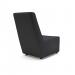 Pella 65cm Wide Chair Ebony Fabric Standard Feet  NSS01169