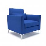 Roselle 90cm Wide Armchair Perennial Fabric Chrome Feet NSS01437