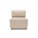 Loomis 65cm Wide Modular Unit Taupe Faux Leather Standard Feet NSS05327