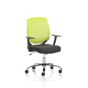 Dura With Arms Green Back Black Seat OP000016