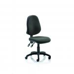 Eclipse II Lever Task Operator Chair Black Without Arms OP000024