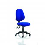 Eclipse II Lever Task Operator Chair Blue Without Arms OP000025