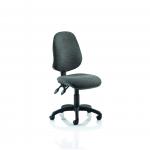 Eclipse II Lever Task Operator Chair Charcoal Without Arms OP000026
