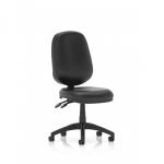 Eclipse Plus II Lever Task Operator Chair Black Bonded Leather OP000029