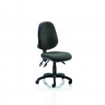 Eclipse III Lever Task Operator Chair Black Without Arms OP000031