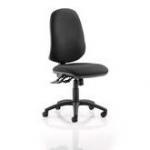 Eclipse XL Lever Task Operator Chair Black Without Arms OP000039