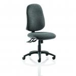 Eclipse Plus XL Lever Task Operator Chair Charcoal Without Arms OP000040