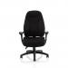 Galaxy Task Operator Chair With Height Adjustable Arms Black Fabric OP000064