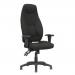Galaxy Task Operator High Back Chair Black Fabric With Arms OP000065