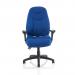 Galaxy Task Operator Chair With Height Adjustable Arms Blue Fabric OP000066