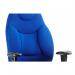 Galaxy Task Operator Chair With Height Adjustable Arms Blue Fabric OP000066