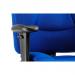 Galaxy Task Operator Chair Blue Fabric With Arms OP000066