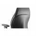 Galaxy Task Operator Chair With Height Adjustable Arms Black Leather OP000068