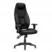 Galaxy Task Operator High Back Chair Black Leather With Arms OP000069