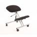 Kneeling Stool Silver Frame Black Fabric OP000072