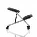 Kneeling Stool Silver Frame Black Fabric OP000072