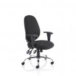 Lisbon Task Operator Chair Black Fabric OP000073