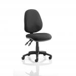 Luna II Lever Task Operator Chair Black Without Arms OP000076