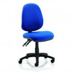 Luna II Lever Task Operator Chair Blue Without Arms OP000077