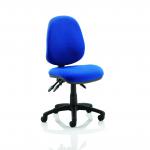 Luna III Lever Task Operator Chair Blue Without Arms OP000083