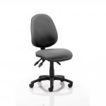 Luna III Lever Task Operator Chair Charcoal Without Arms OP000085