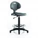 Malaga Hi Rise Draughtsman Task Operator Chair Black Polyurethane Seat And Back Without Arms OP000089