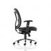 Mirage II Executive Chair Black Leather With Arms Without Headrest OP000093