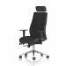 Onyx Ergo Posture Chair With Height Adjustable Arms With Headrest Black Fabric OP000094