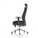 Onyx Ergo Posture Chair With Height Adjustable Arms With Headrest Black Fabric OP000094