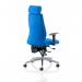 Onyx Ergo Posture Chair Blue Fabric With Headrest With Arms OP000096