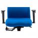 Onyx Ergo Posture Chair Blue Fabric Without Headrest With Arms OP000097