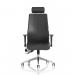 Onyx Ergo Posture Chair With Height Adjustable Arms With Headrest Black Soft Bonded Leather OP000098