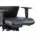 Onyx Ergo Posture Chair With Height Adjustable Arms With Headrest Black Soft Bonded Leather OP000098