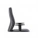 Onyx Ergo Posture Chair With Height Adjustable Arms Without Headrest Black Soft Bonded Leather OP000099