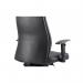 Onyx Ergo Posture Chair With Height Adjustable Arms Without Headrest Black Soft Bonded Leather OP000099