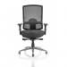 Regent Mesh Back Chair With Height Adjustable Arms Black Fabric Seat OP000113